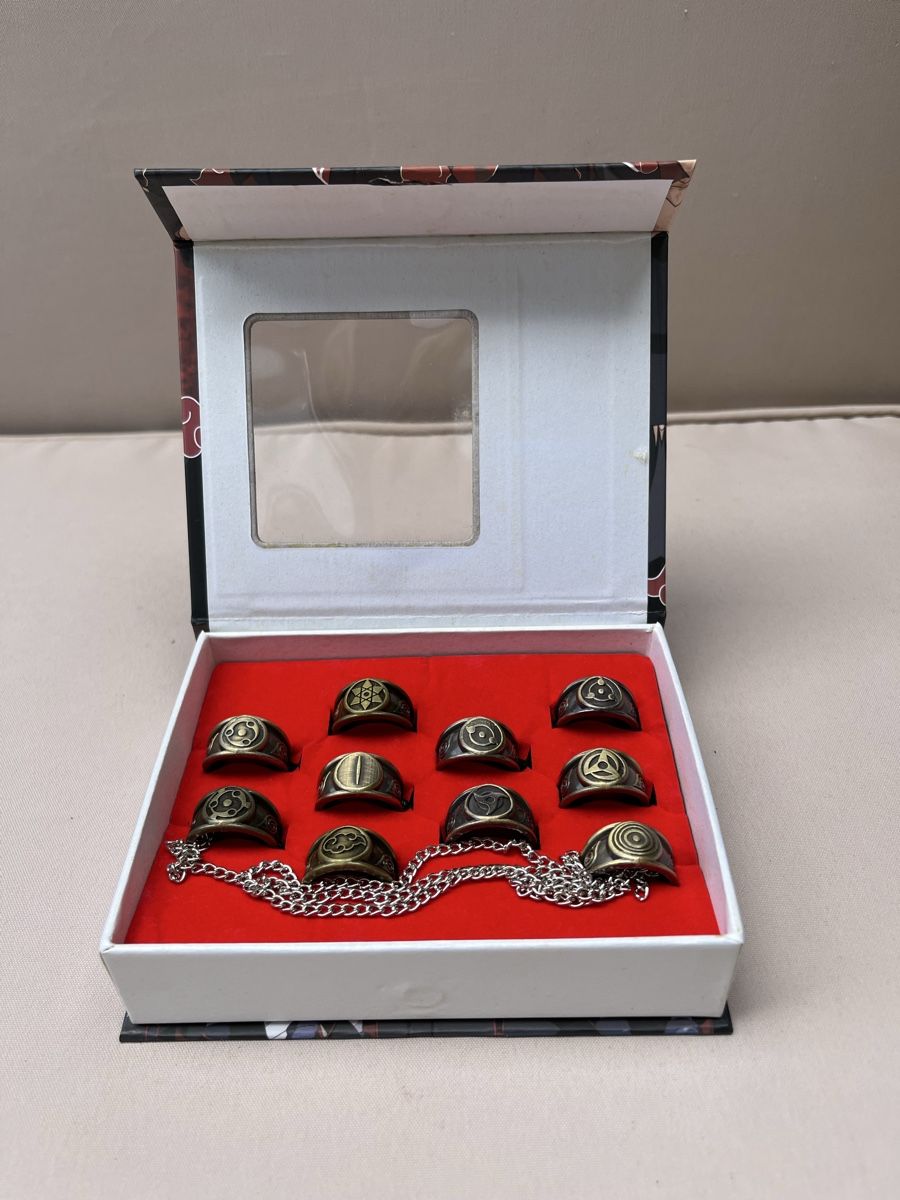 Comics: Ring Set Naruto 10 Ringe Neu mit Kette – Neu und originalverpackt aus Thalheim von karmabis_ 1