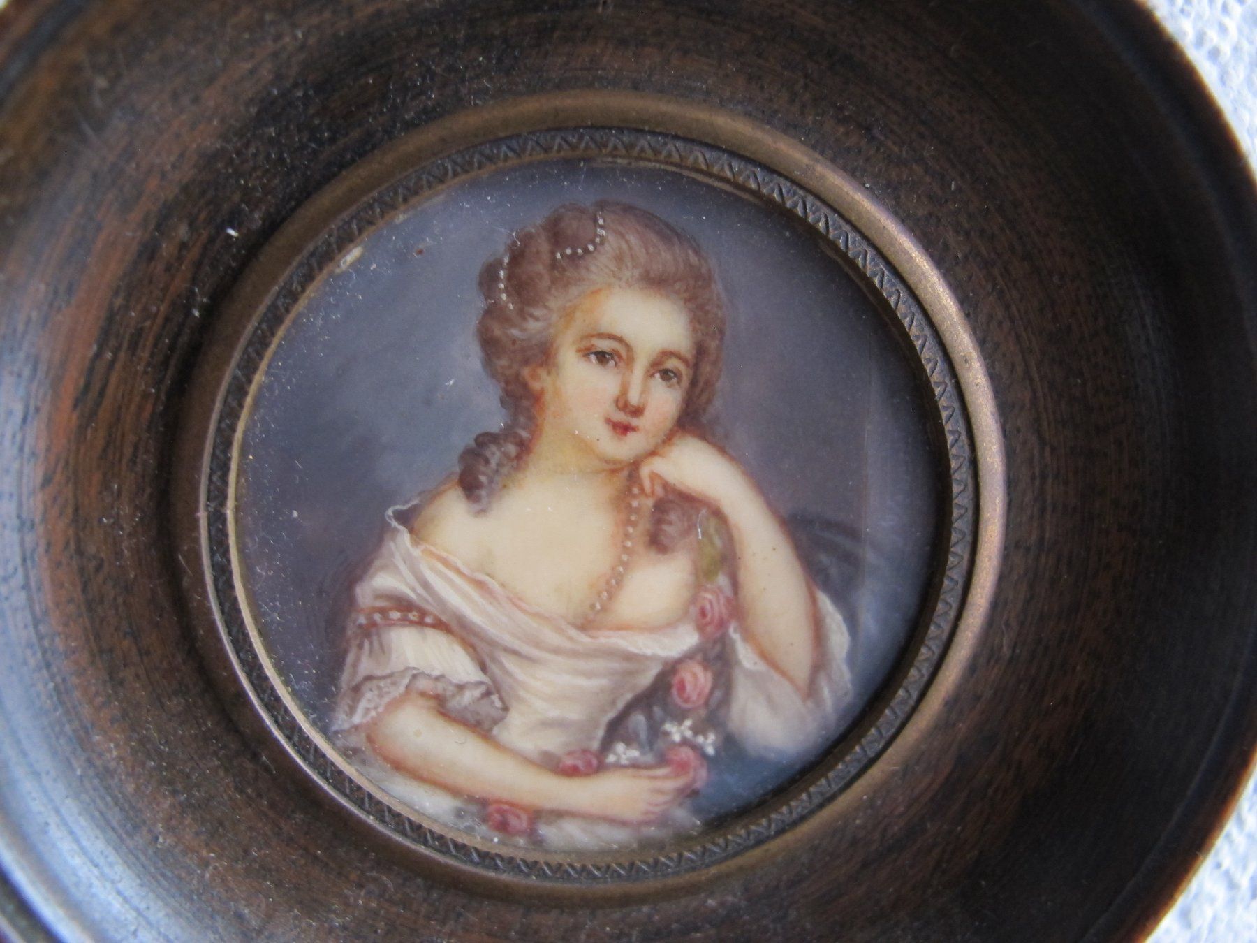 Dipinti: antikes miniatur Portrait – Usato da Wädenswil venduto da Turusukko 1
