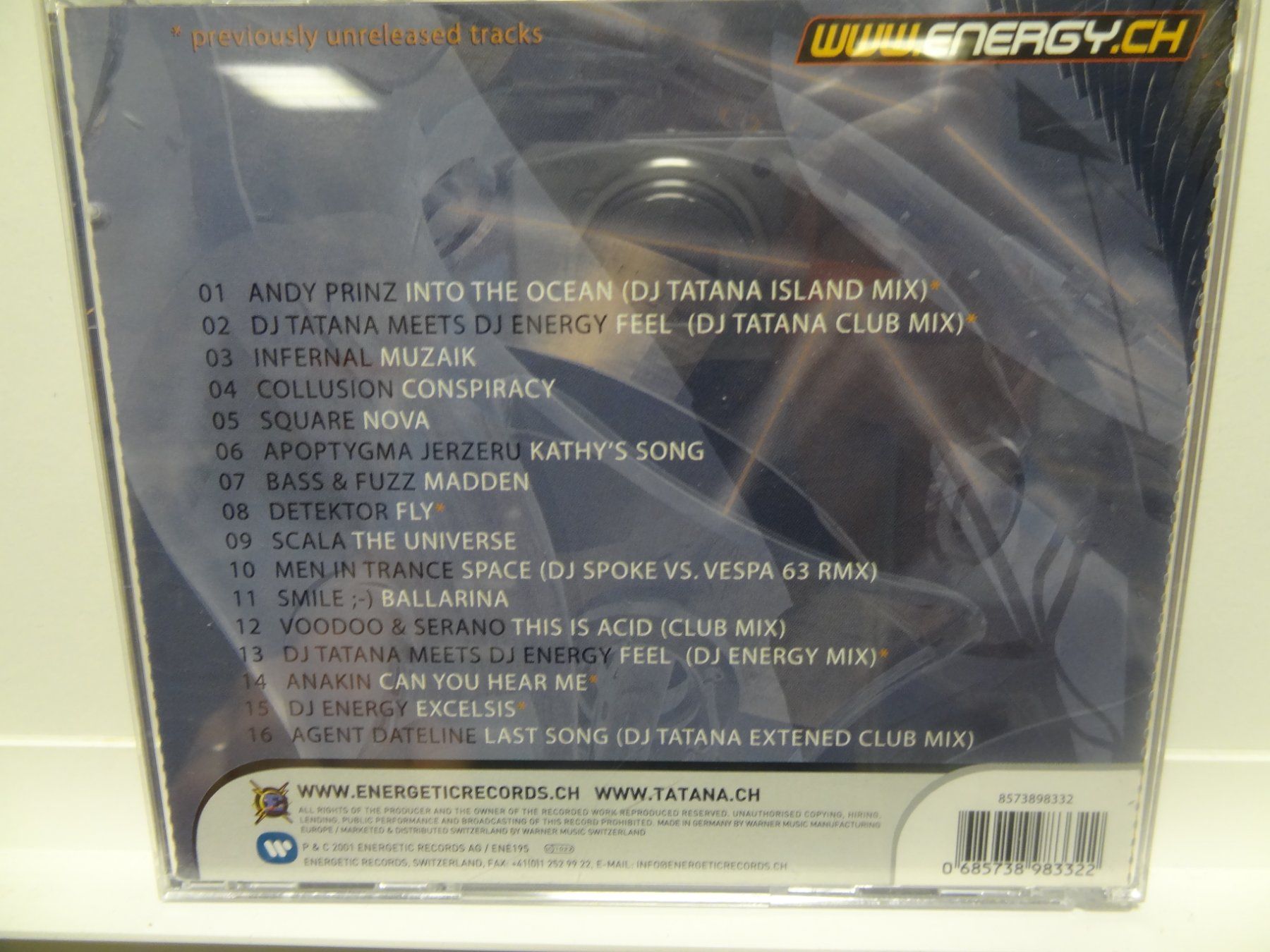 CD: DJ Tatana, Energy 01 - The Original Compilation – Usato da luzern venduto da musicandart 1