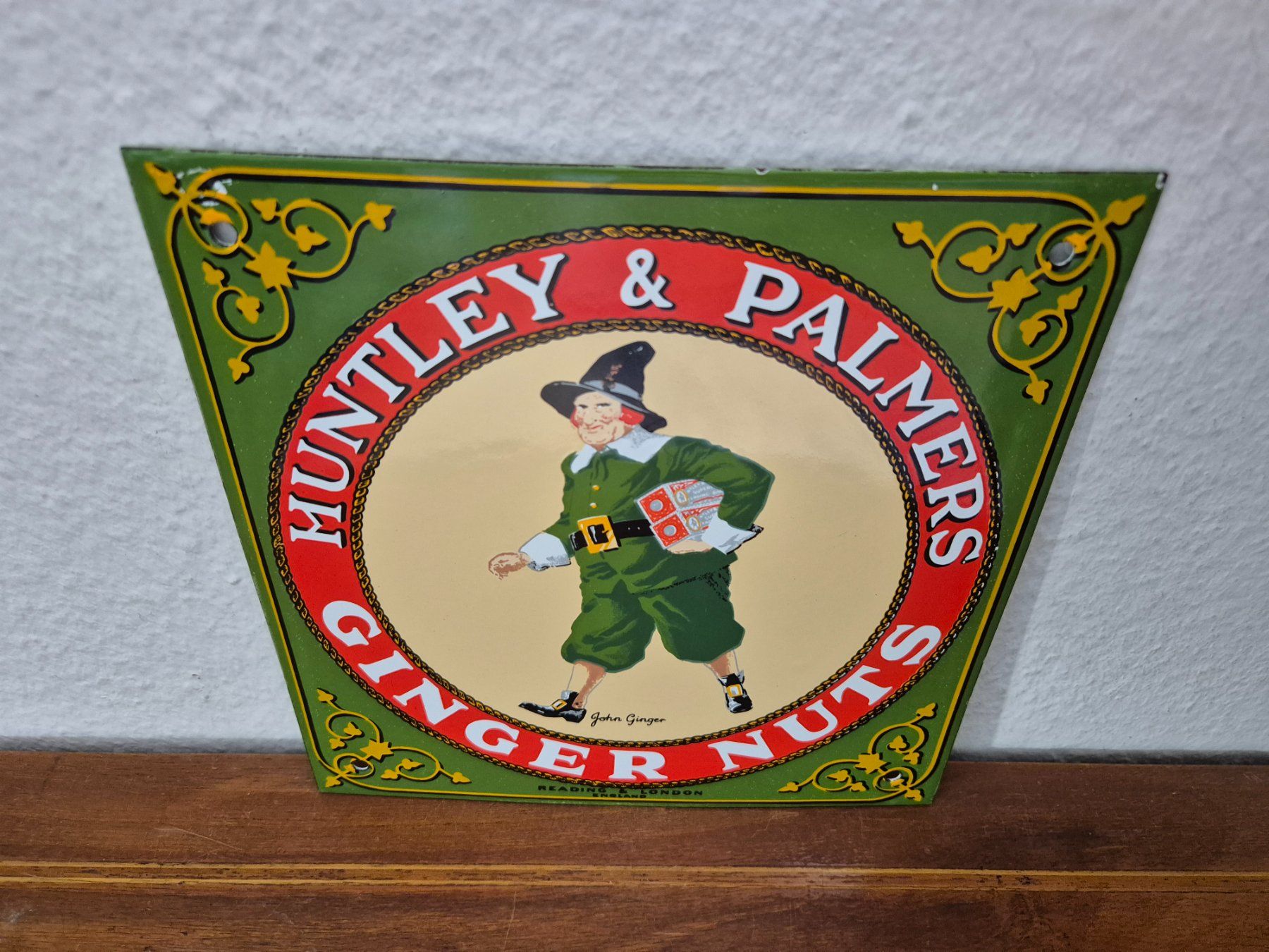 Schilder: Emailschild Huntley Palmers Ginger Nuts Logo Emaille Schild – Gebraucht aus Schaffhausen von pfanis09 3