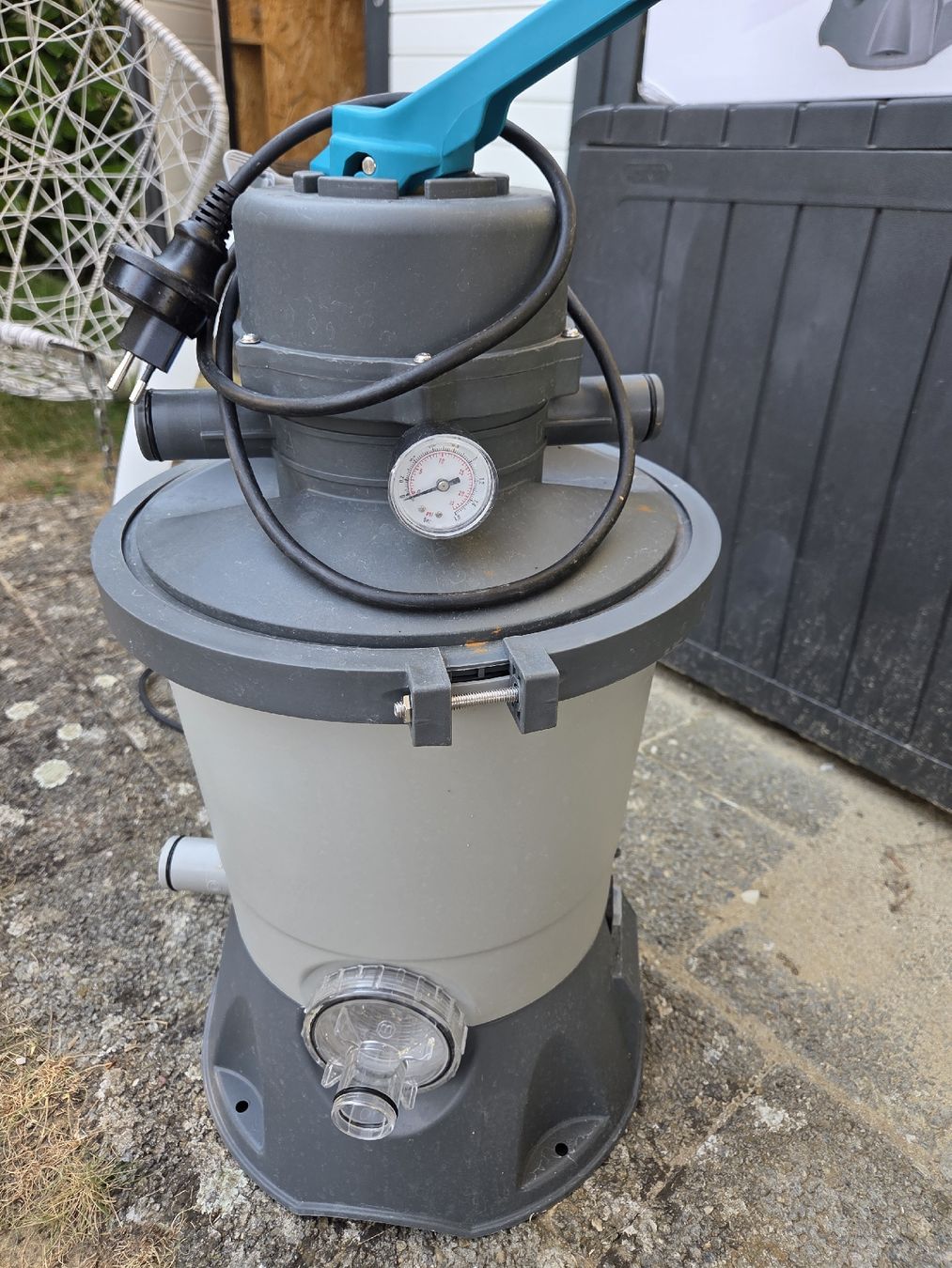 Bestway Schwimmbad-Zubehör: Bestway Sandfilter Pumpe 3596 Liter/Std – Gebraucht aus Oftringen von schulti-ch 1