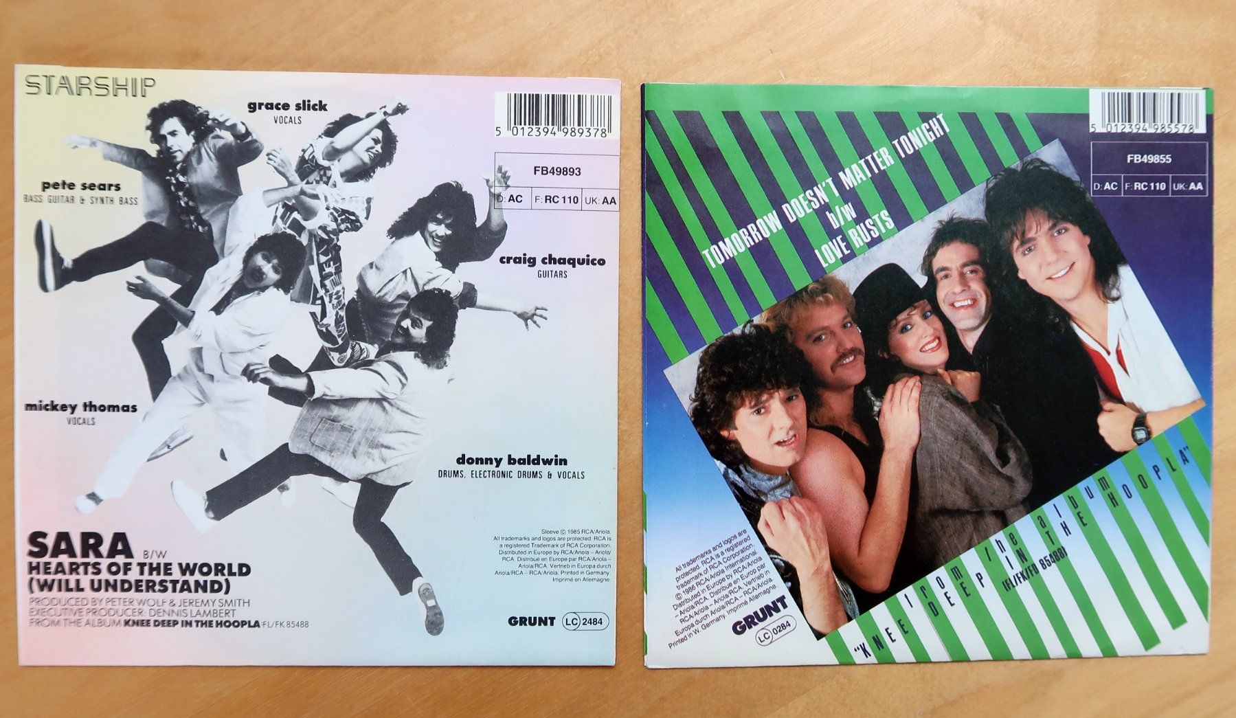 Dischi in vinile: STARSHIP - 2 VINYL SINGLES (NM) – Usato da Hedingen venduto da Studers 1