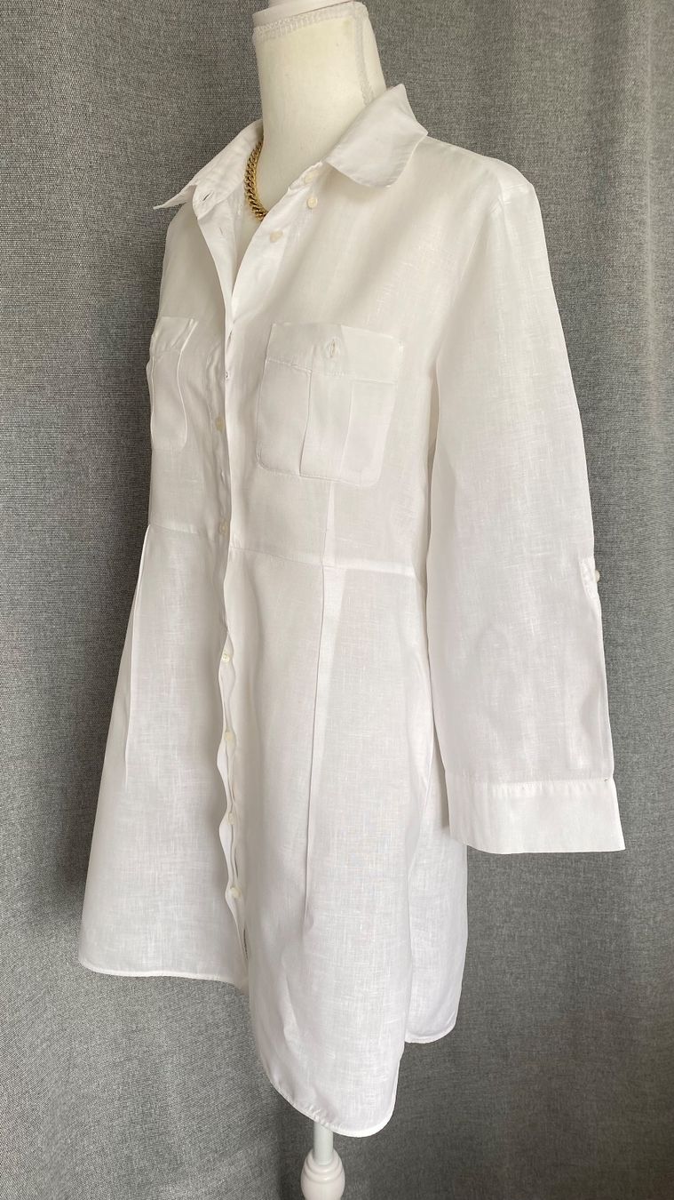 Max Mara Camicette: Weekend Max Mara Longbluse aus Leinen Grösse 40 – Usato da Oberwil BL venduto da Leni-Mischi 2