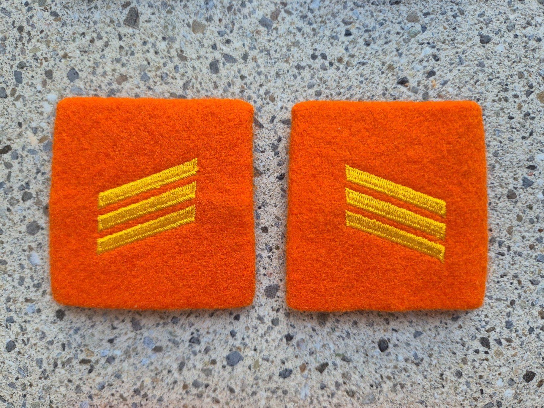 Schweizer Armee Placchette & Badge:  Gradabzeichen Patten Set Obergefreiter Territorialdienst – Nuovo e nell'imballaggio originale da Riedholz venduto da fr_sIruP