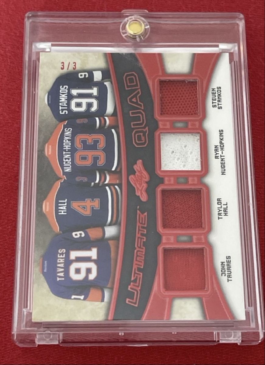 Topps Cartes à collectionner: Carte de collection Leaf Ultimate Quad 3/3 – Neuf (Voir description) à Vallamand par dyl_xr29