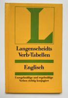 LANGENSCHEIDT VERBTABELLE ENGLISCH