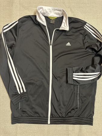 adidas Trainingsjacke / Sweatjacke Herren – Gr. XL – Schwarz