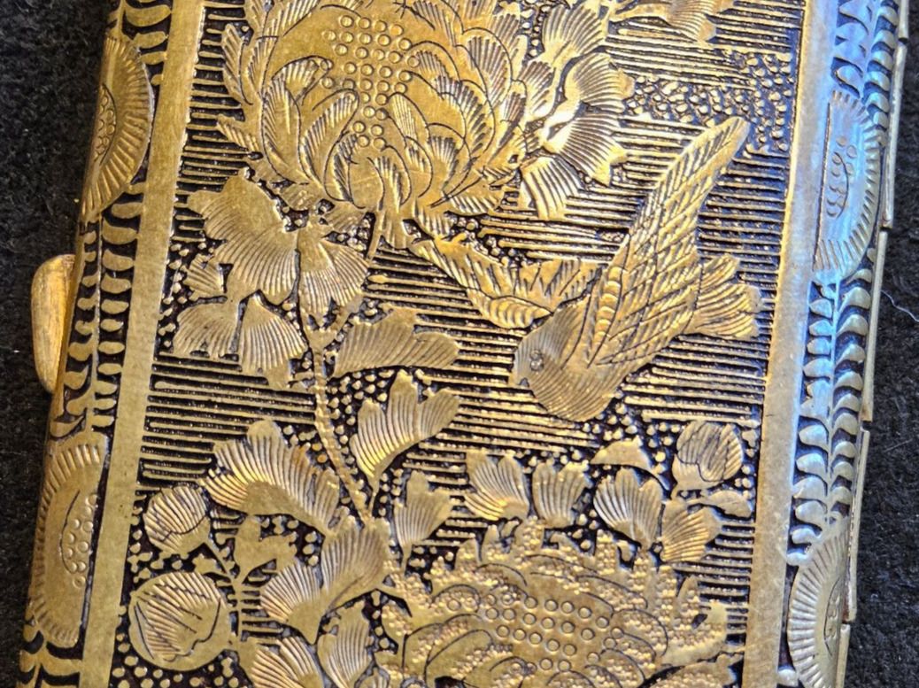 Barattoli: Antike Messing Zigarettendose JAPAN ca 1900 – Usato da Zürich venduto da helsan 8