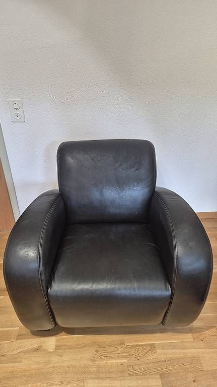Sessel: Designer Vintage Leder-Sessel – Gebraucht aus Latterbach von pau_rsq9