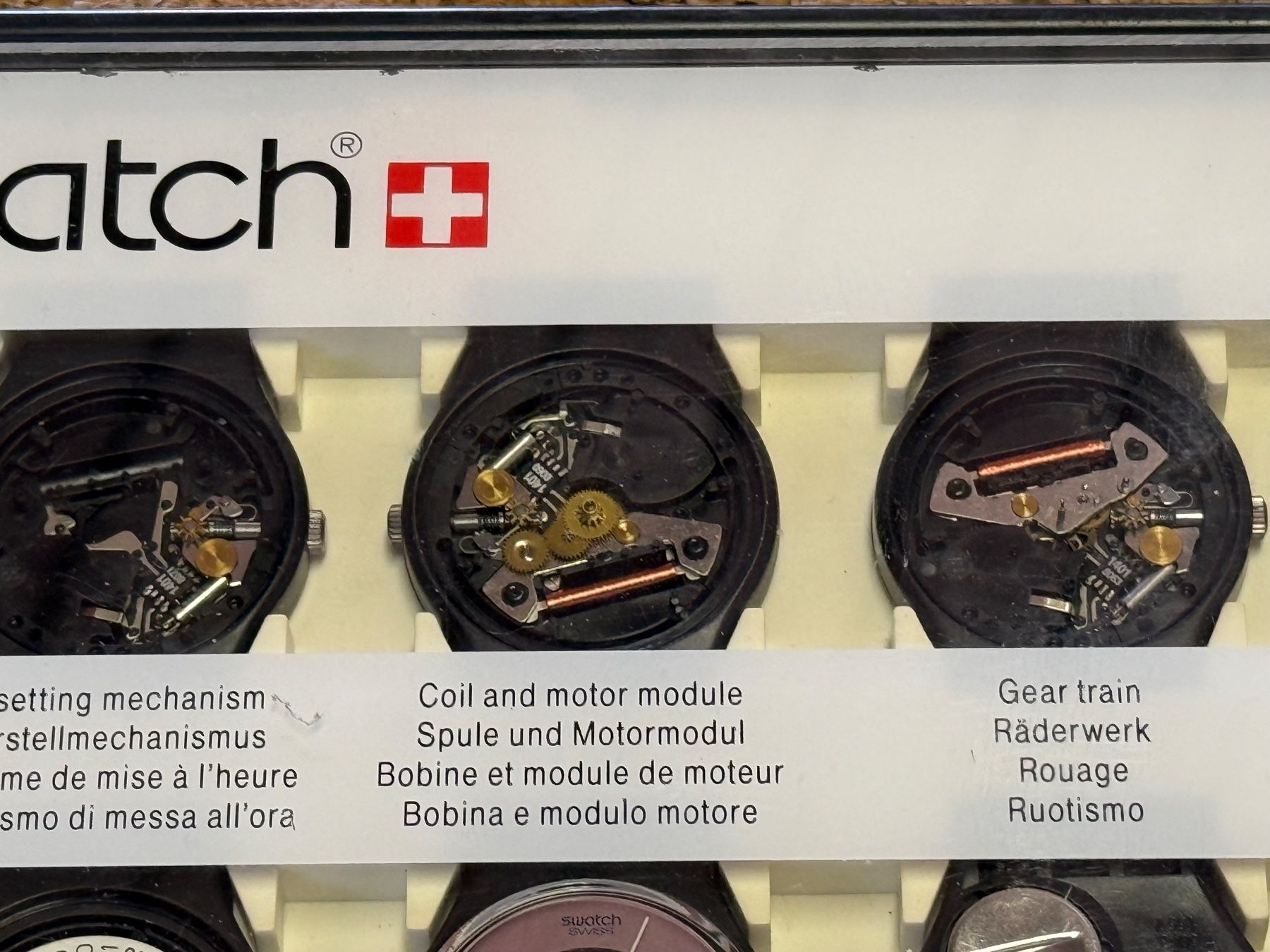 Swatch Uhren: RAR SWATCH 10 Step Production Showcase – Gebraucht aus Bern von Jwpm66 2