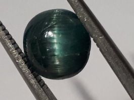 Turmalin Blaues KATZENAUGE 2.5ct Cabochon Indigolith