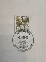 Briefmarke der berittene Bote Sonderausgabe Museum Bern 2012