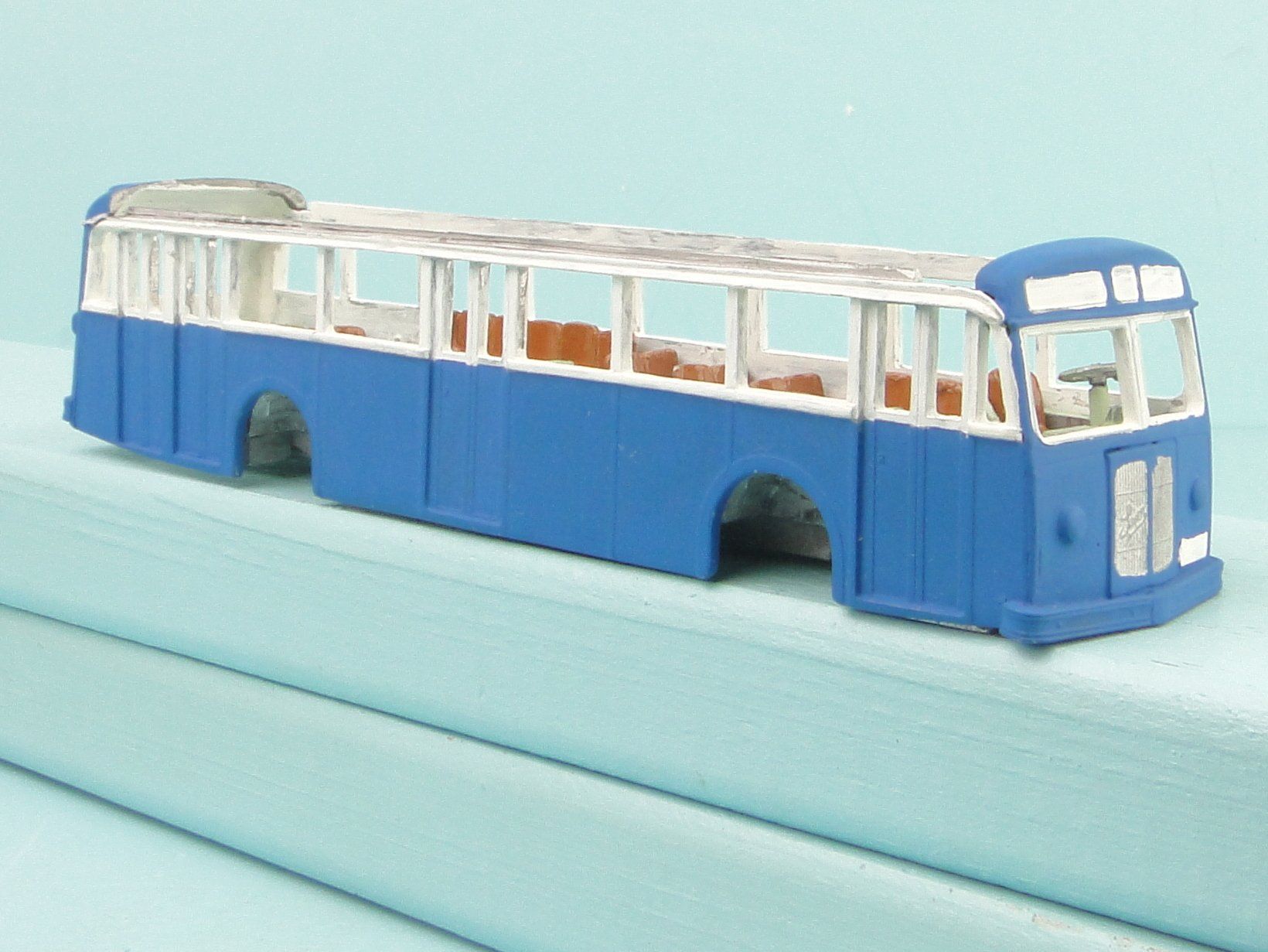 Saurer Modellini d'auto: Brändli Modelle, Saurer 4ZP Bausatz, – Usato da Bülach venduto da Albitrain 3