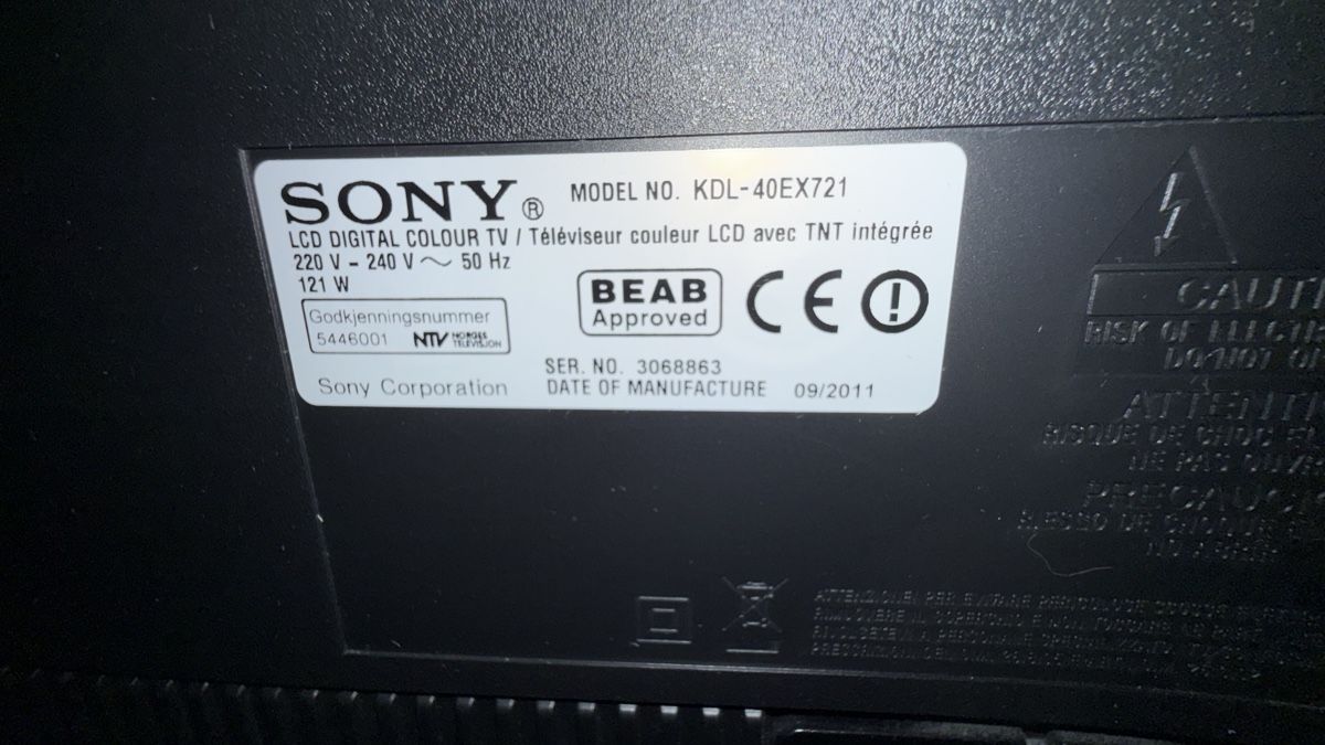 Fernseher: TV Sony KDL-40EX721 – Gebraucht aus Walenstadt von Flaenk99 4