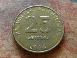 PHILIPPINES  25 Sentimo  2004  (1993 dos)