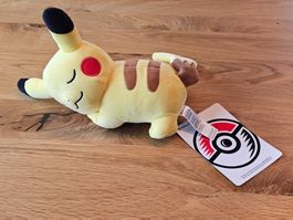 Pokemon Center Original Sleeping Pikachu Plushie Plüschtier