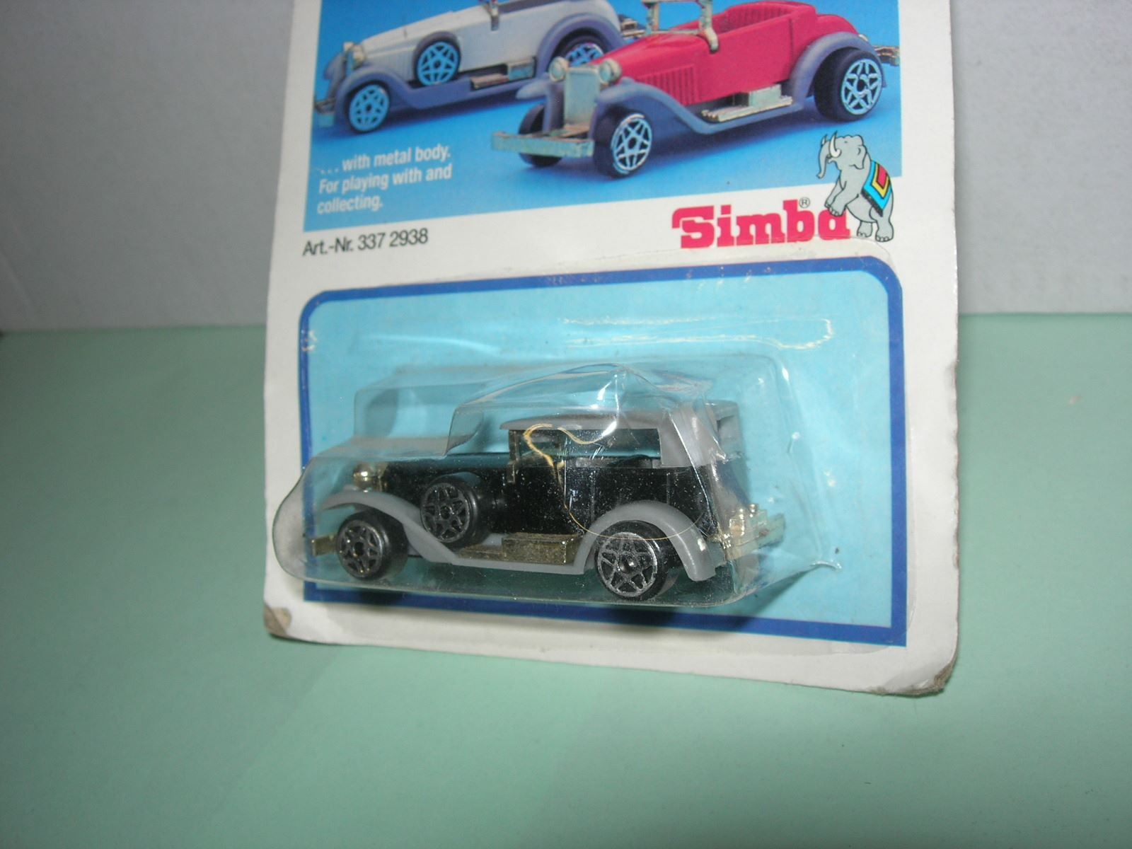 Modellautos: Simba Oldtimer Modellauto  schwarz Nr. 337 2938 OVP – Neu und originalverpackt aus Hornussen von Corvette- 2