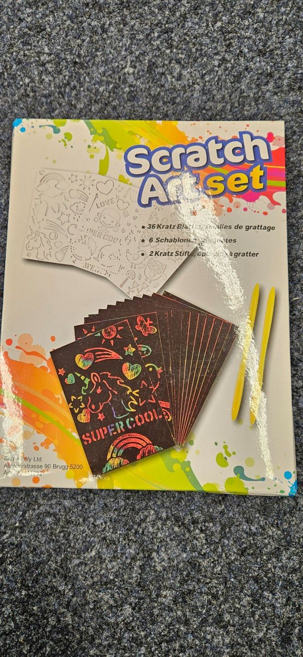 Kit bricolage: Scratch-Art Set Kratzbilder NEU – Nuovo e nell'imballaggio originale da Balgach venduto da silvia2030 1
