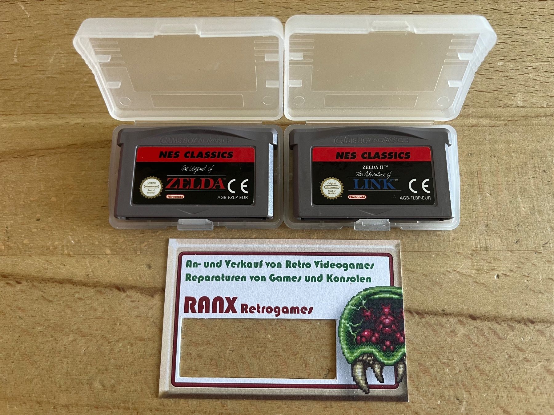 Nintendo Spiele: Zelda & Zelda II - NES Classics, original, Game Boy Advance – Gebraucht aus Thalwil von ranx