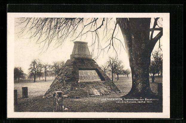 Cartoline postali: Nänikon, Todesstätte der Besetzung von – Usato da Berlin venduto da bartko-reher