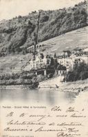 Ansichtskarte Territet Grand Hotel Funiculaire 1904