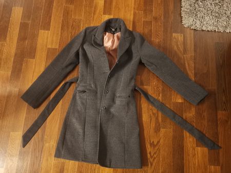 Schöner H&M Mantel, selten getragen, grau, Gr. 34