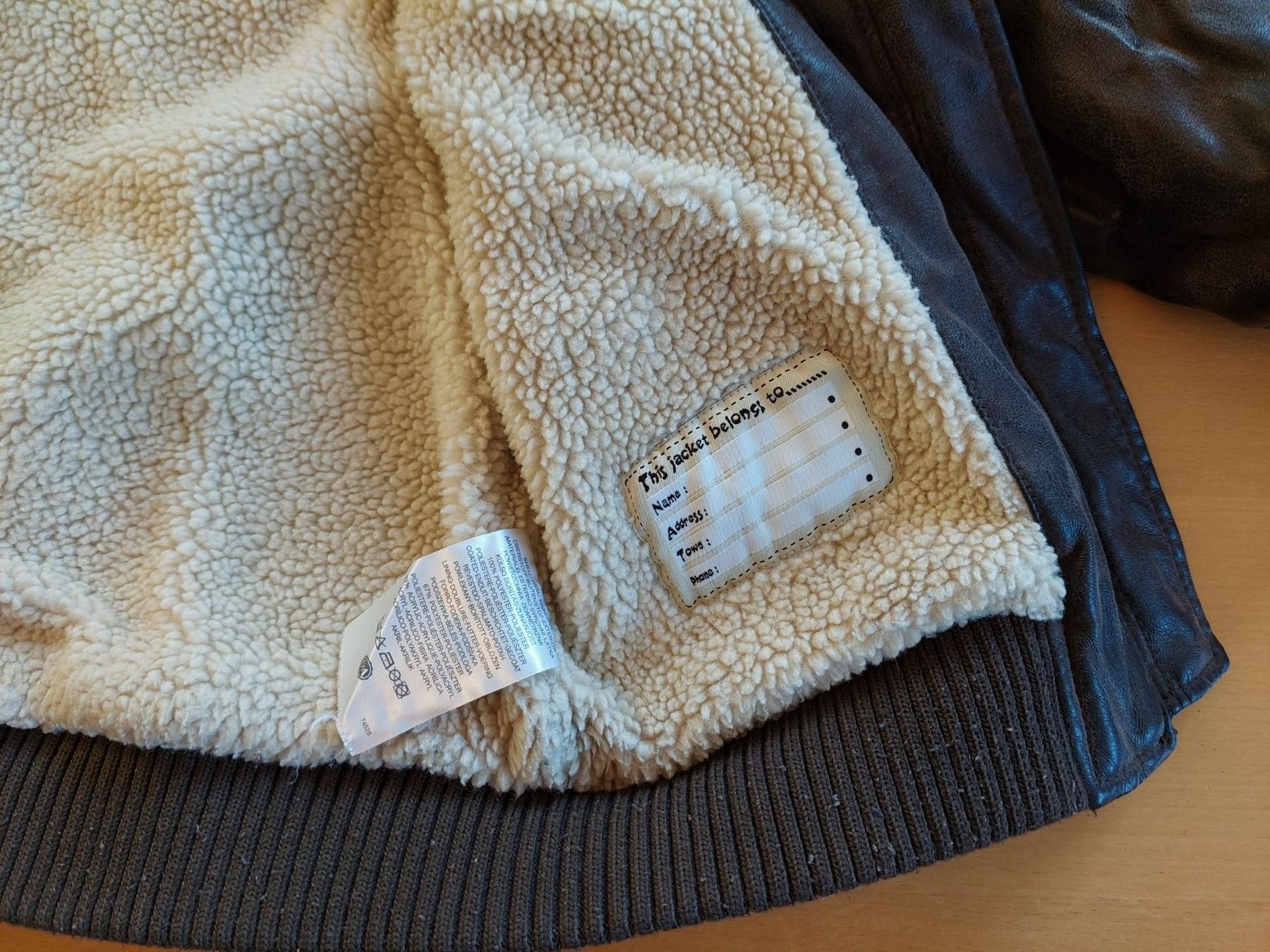 Jacken & Mäntel: Palomino Fligerjacke/ Kunstleader  Gr.110 – Gebraucht aus Zürich von xxyy00 8