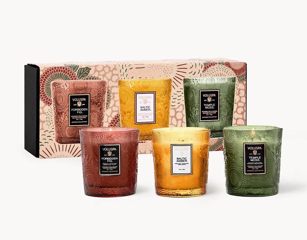 Candele: Voluspa Duftkerzen, 3er-Set – Nuovo (secondo la descrizione) da Zürich venduto da duke_66