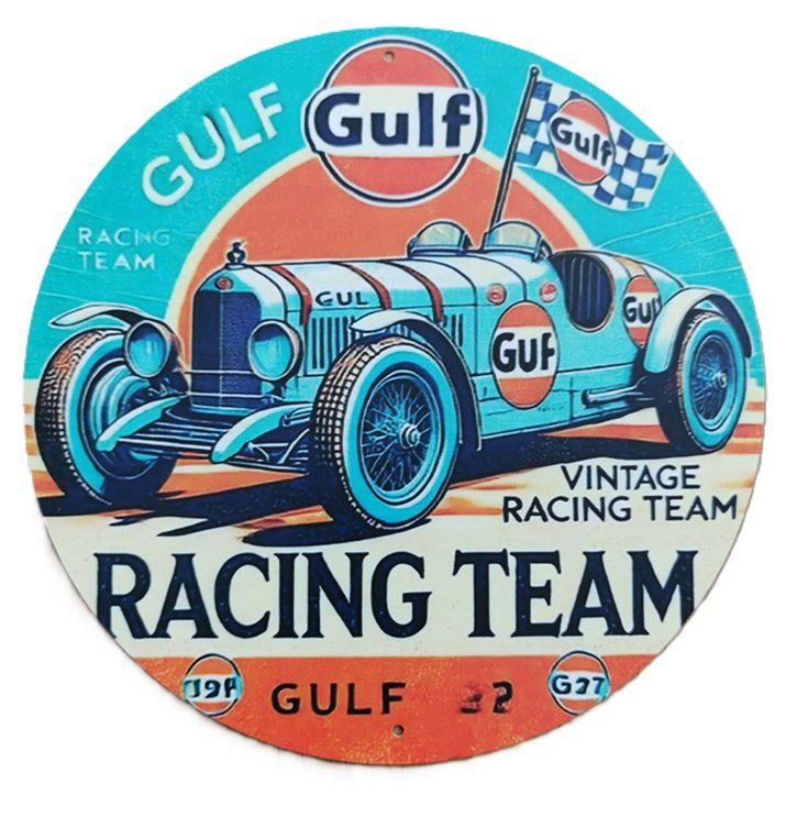 Planche de stickers Gulf 30x30cm – Pièce moto et scooter