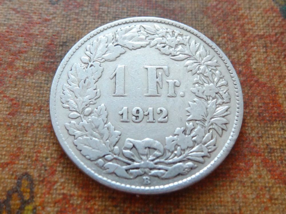 Tutti le monete: 1 Fr. 1912  (Y) – Usato da Romanel-sur-Lausanne venduto da Swift13