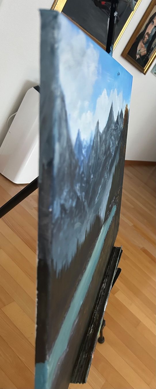 Dipinti: Berg Landschaft 50x70cm – Nuovo e nell'imballaggio originale da Pfäffikon SZ venduto da Andrei_Moro_Kunst 3