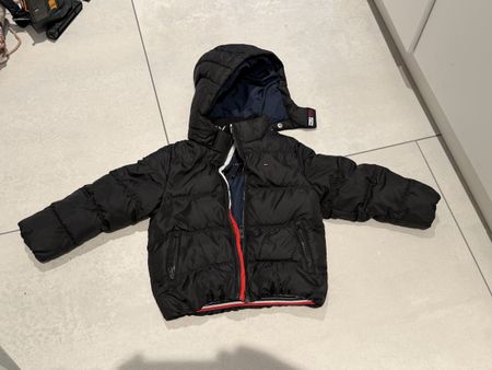 Tommy Hilfiger piumino nero bambino/a, taglia 98