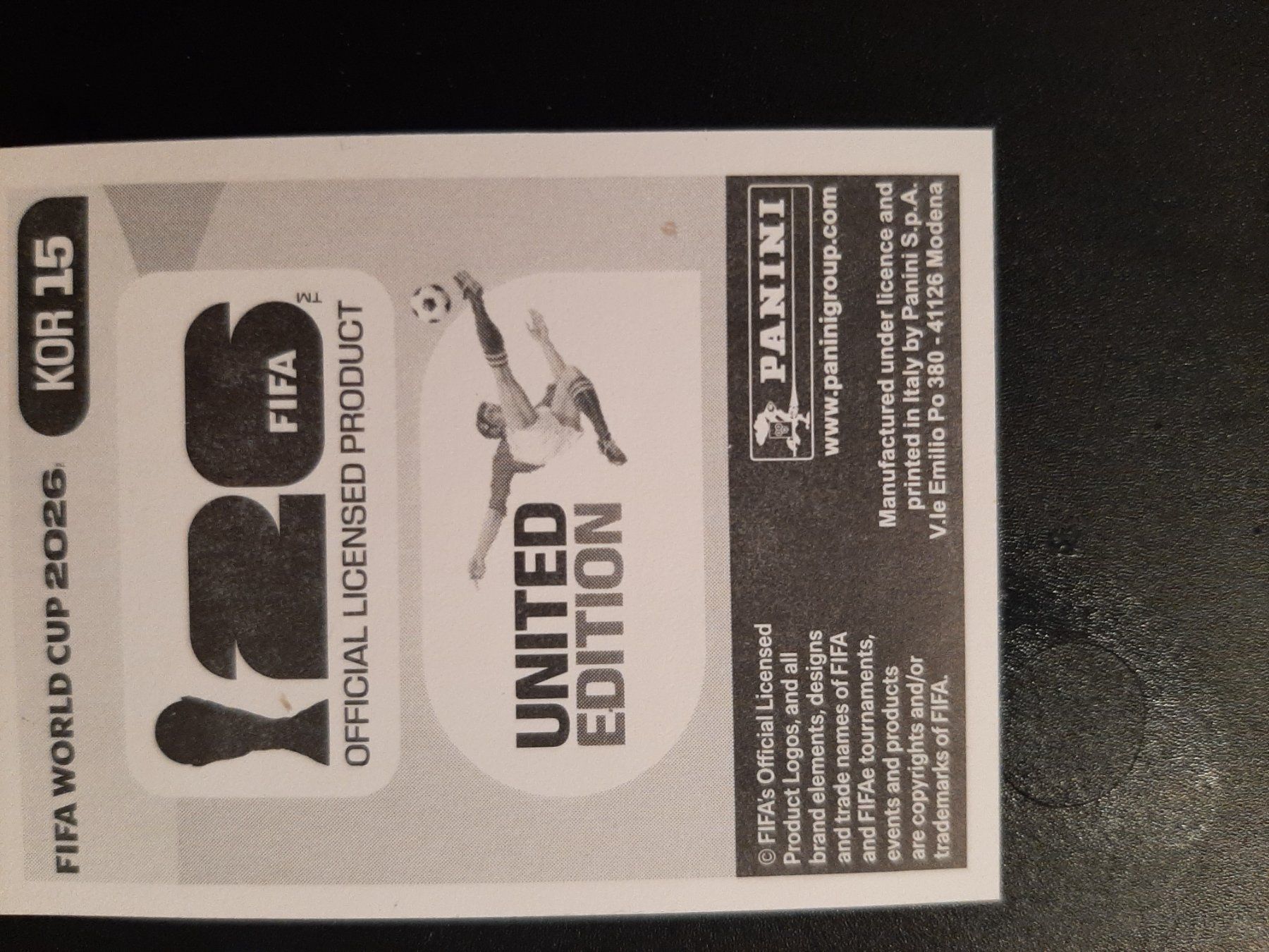 Panini Sammelbilder & Trading cards: Panini 2026 KOR15 – Neu (gemäss Beschreibung) aus Leuk-Stadt von Meic 1