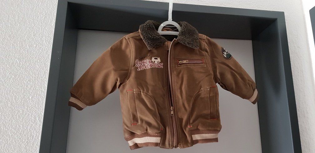 Vestes & Manteaux: Neu: Jacke mit Teddyfutter - Lederoptik - braun - Gr.74/80 – Neuf (Voir description) à Uznach par Laeuffer