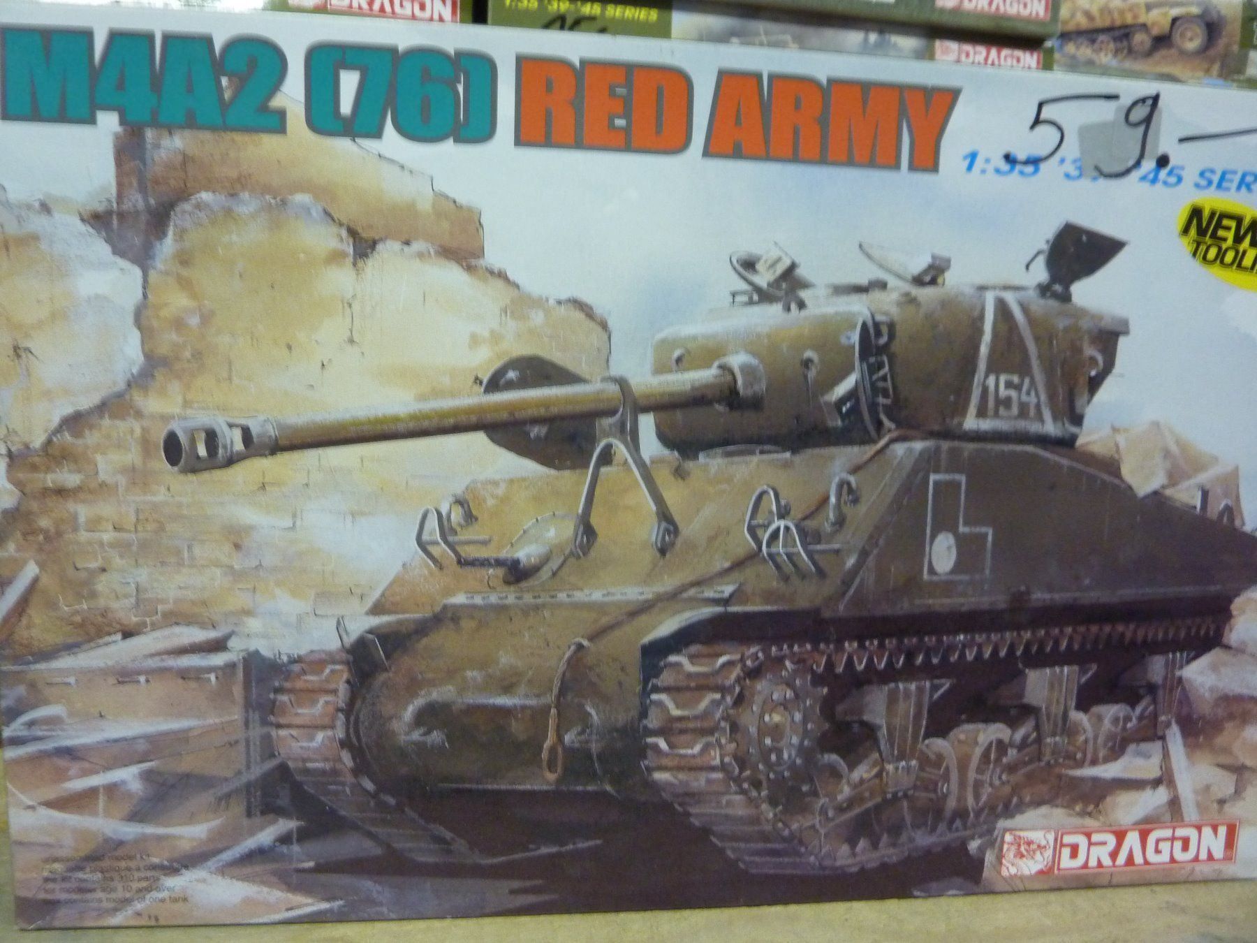 Kit di modellismo & Modellini statici: SHERMAN M4A2 – Nuovo e nell'imballaggio originale da Balsthal venduto da bouteliee