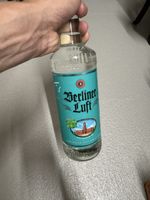 Pfefferminzlikör Berliner Luft leere Flasche 1 Liter