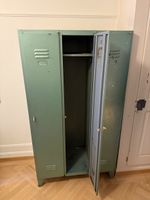 Spind, Metallschrank, Garderobenschrank mit Spiegel