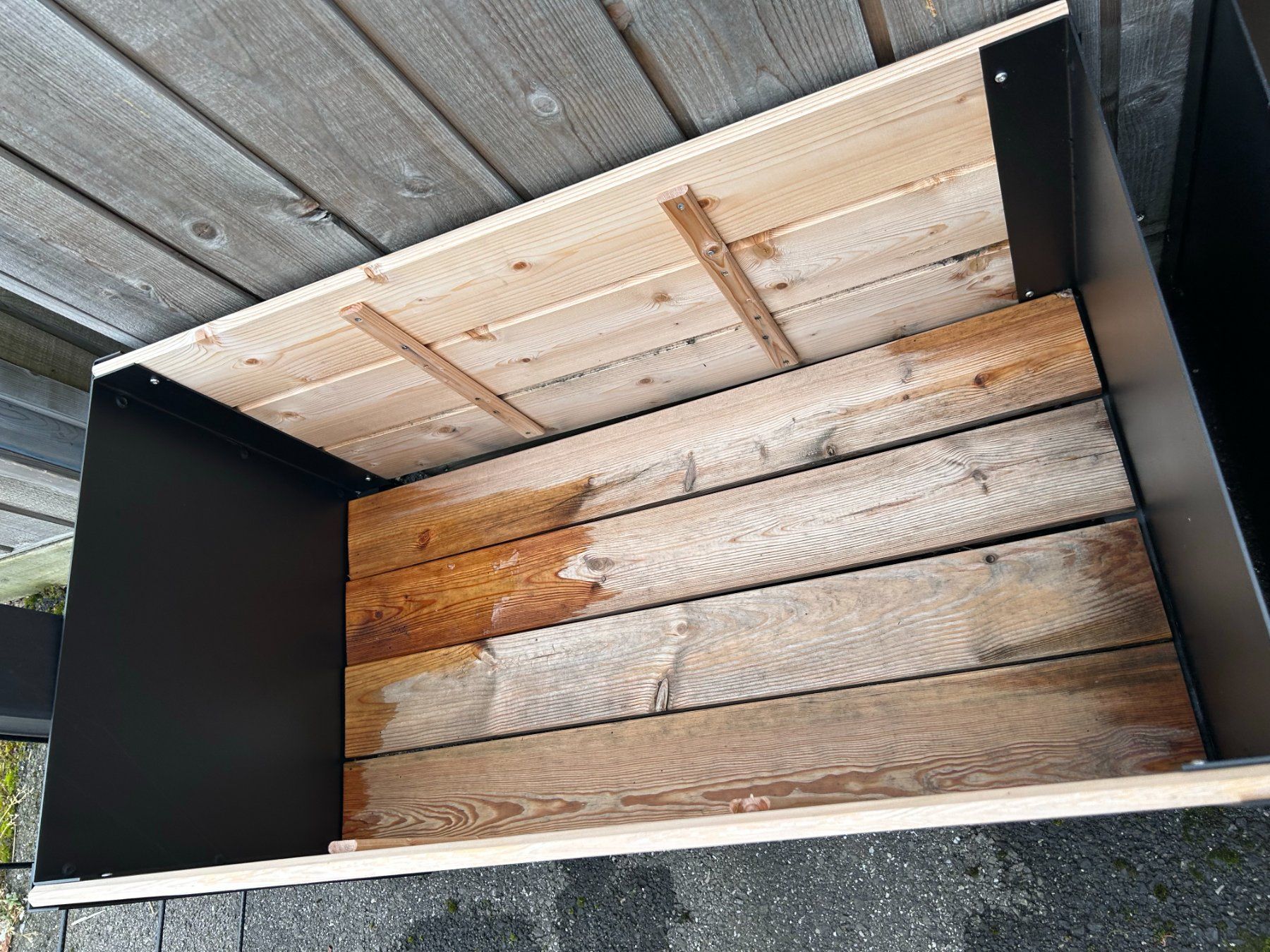 Blumentöpfe: Hochbeet Holz Metall – Gebraucht aus Gontenschwil von colibri24. 1