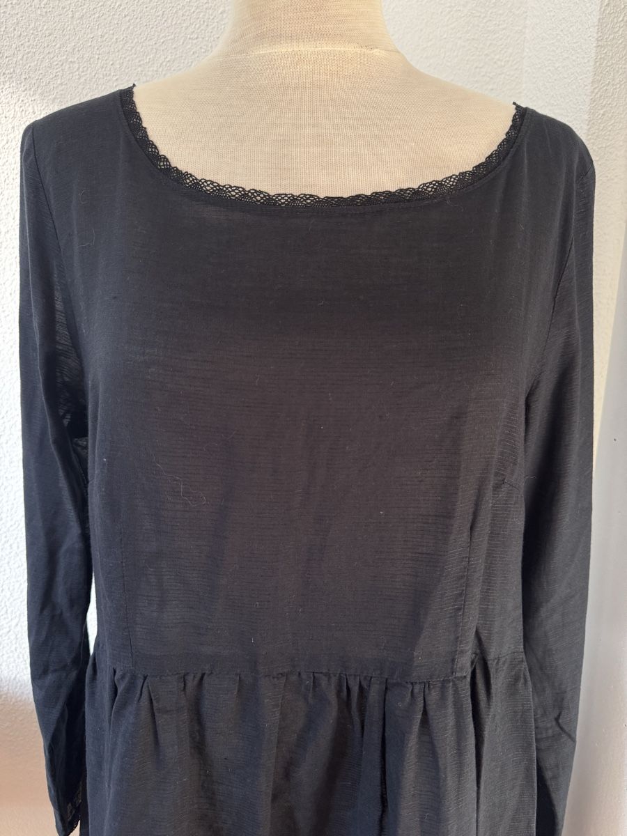 Jayko Tuniche: Tunique noire JAYKO, taille 42, coton lin  – Nuovo (secondo la descrizione) da Morges venduto da sandy069 2