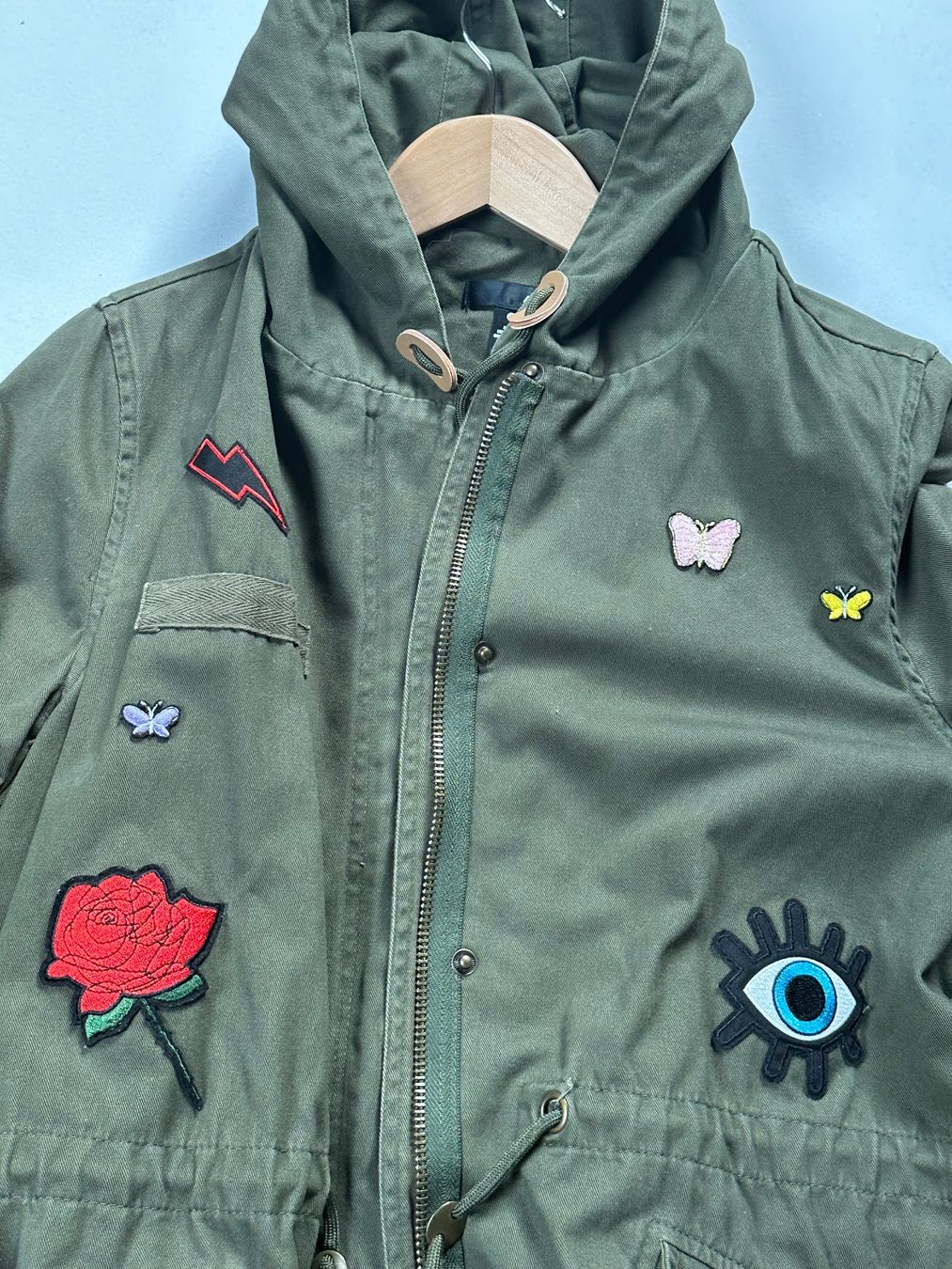 Jacken: Khaki Patch Jacket - Unique Style – Gebraucht aus Vevey von ledidream 7