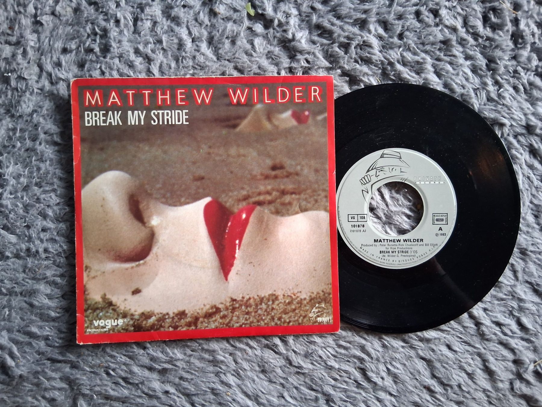 Dischi in vinile: MATTHEW WILDER    BREAK MY STRIDE    7NER SINGLE – Usato da Wetzikon ZH venduto da Ramones01