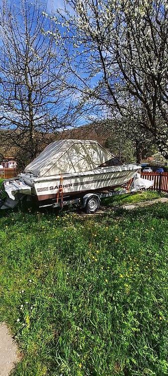 Bateaux: Motorboot inklusiv  Strassentrailer – D'occasion à Burgdorf par Anuba22 1