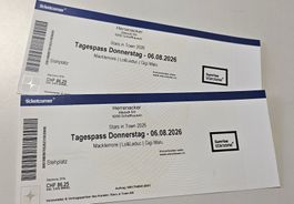 2 Tagespässe 06.08.2026 - Stars in Town 2026 Schaffhausen
