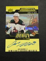 Jack McBain 2022 Debut Ticket Access 79/125 Arizona Coyotes