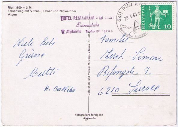 Cartes postales: Rigi – D'occasion à Binningen par Mountainrider 1