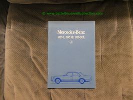 Mercedes-Benz S-Klasse 280 W126 1981/08 Prospekt deutsch