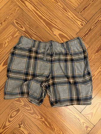 NEXT Pyjama Shorts kariert Gr. L – Grau/Blau