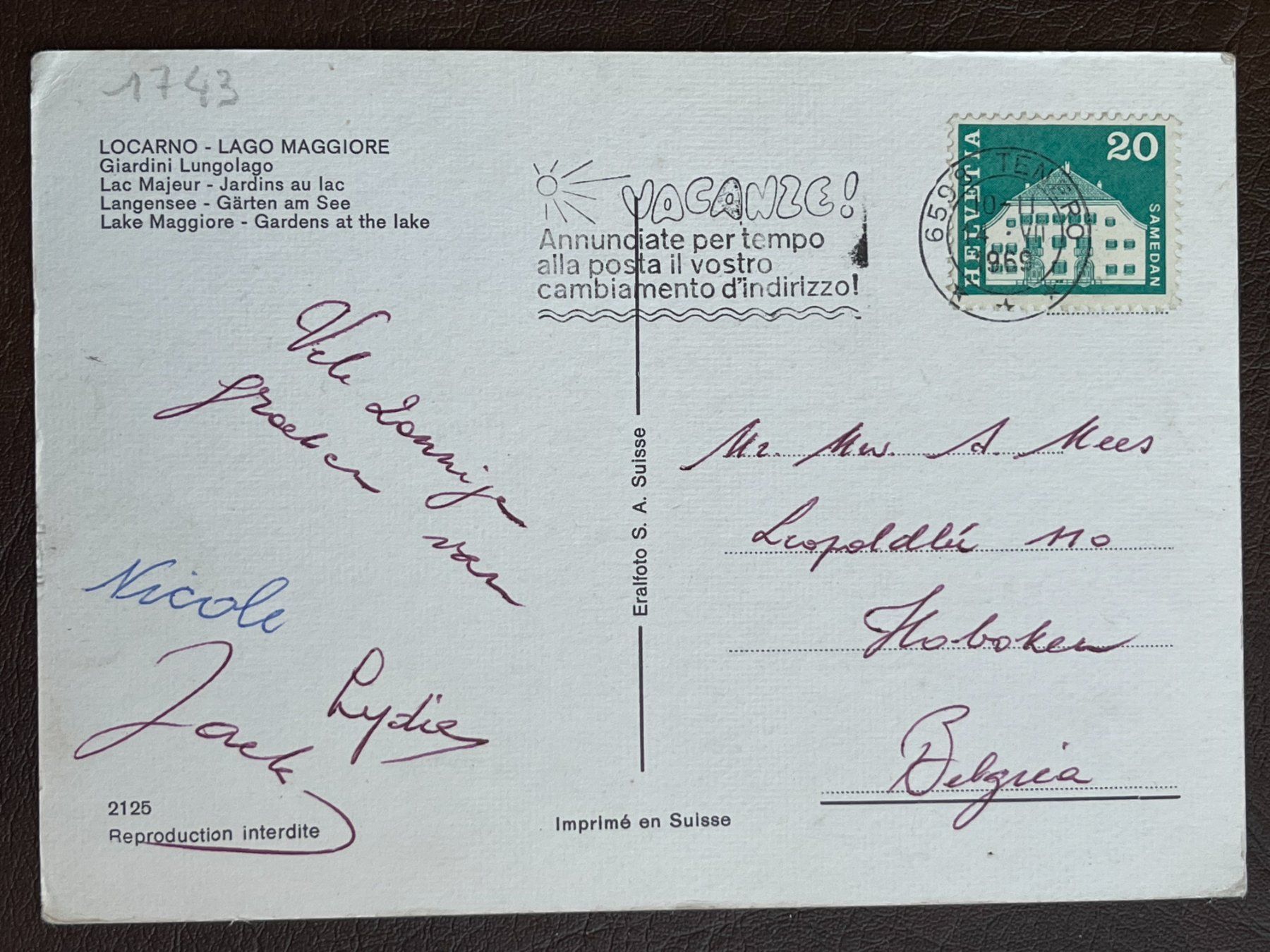 Cartoline postali: Locarno – Usato da Steg VS venduto da danwer74 1