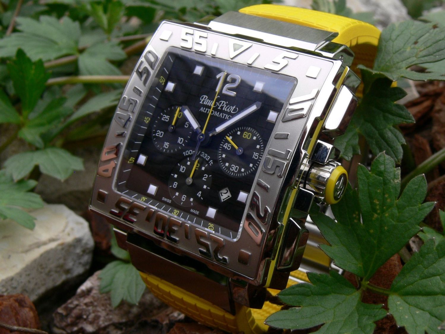 Paul Picot Orologi: Paul Picot Plongeur C-Type Carre Chrono Automatic - soHammer – Nuovo (secondo la descrizione) da Remigen venduto da Kelias 3