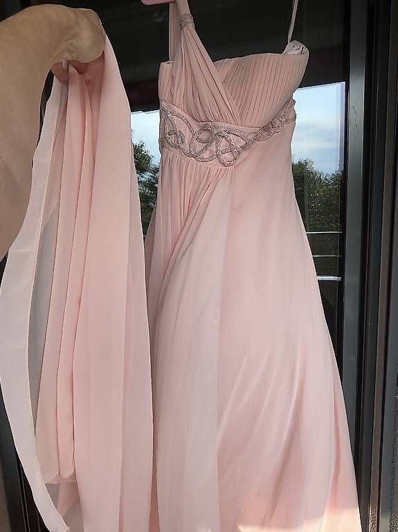 Vestiti: Chiffon Abendkleid Gr. 38 – Usato da Basel venduto da nur_rly7 4